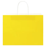 HKH Bolsas de Papel 50 Unidades con Asas - Amarillo - 32x17x25 cm