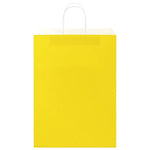 HKH Sacos de Papel 50 Unidades com Alças - Amarelo - 32x17x44 cm