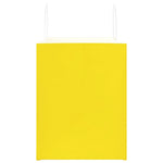 HKH Bolsas de Papel 50 Unidades con Asas - Amarillo - 32x22x28 cm