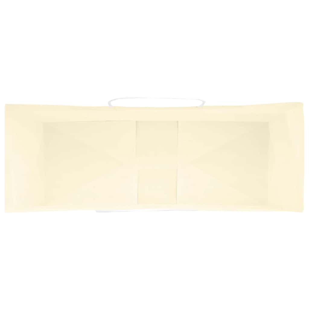 HKH Bolsas de Papel 50 Unidades con Asas - Amarillo - 45x17x48 cm