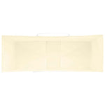 HKH Bolsas de Papel 50 Unidades con Asas - Amarillo - 45x17x48 cm