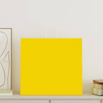 HKH Sacos de Papel 50 Unidades com Alças - Amarelo - 54x15x49 cm