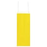 HKH Sacos de Papel 250 Unidades com Alças - Amarelo - 15x8x21 cm
