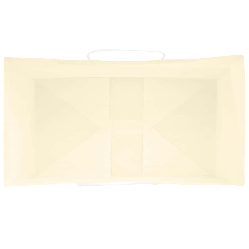 HKH Sacos de Papel 250 Unidades com Alças - Amarelo - 15x8x21 cm
