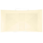 HKH Sacos de Papel 250 Unidades com Alças - Amarelo - 15x8x21 cm