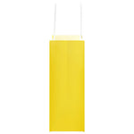 HKH Bolsas de Papel 250 Unidades con Asas - Amarillo - 18x8x22 cm