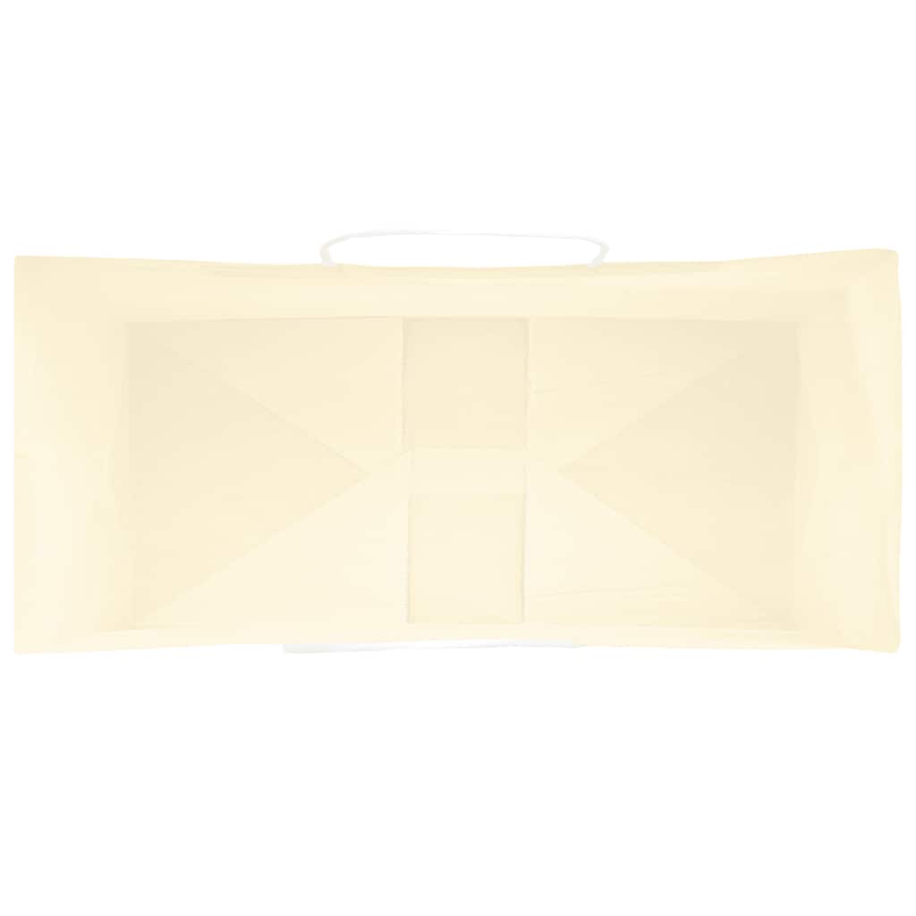 HKH Bolsas de Papel 250 Unidades con Asas - Amarillo - 18x8x22 cm