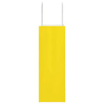 HKH Sacos de Papel 250 Unidades com Alças - Amarelo - 21x11x31 cm