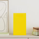 HKH Bolsas de Papel 250 Unidades con Asas - Amarillo - 21x11x36 cm