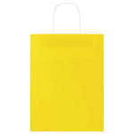 HKH Bolsas de Papel 250 unidades con asas - Amarillo - 26x12x35 cm
