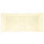 HKH Bolsas de Papel 250 unidades con asas - Amarillo - 26x12x35 cm