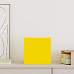 HKH Bolsas de Papel 250 Unidades con Asas - Amarillo - 26x17x25 cm