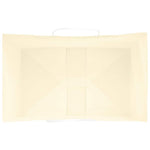 HKH Bolsas de Papel 250 Unidades con Asas - Amarillo - 26x17x25 cm