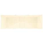 HKH Sacos de Papel 250 Unidades com Alças - Amarelo - 32x12x42 cm