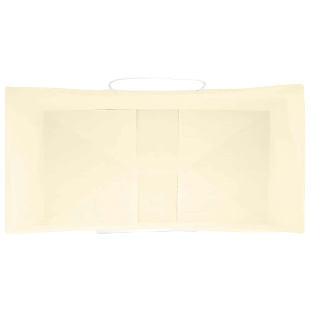 HKH Sacos de Papel 250 Unidades com Alças - Amarelo - 32x17x25 cm