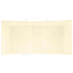 HKH Sacos de Papel 250 Unidades com Alças - Amarelo - 32x17x25 cm
