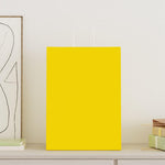 HKH Bolsas de Papel 250 Unidades con Asas - Amarillo - 32x17x44 cm