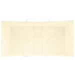 HKH Bolsas de Papel 250 Unidades con Asas - Amarillo - 32x17x44 cm