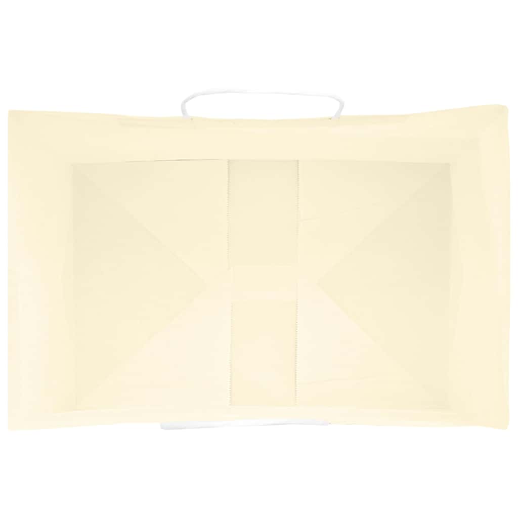 HKH Sacos de Papel 250 Unidades com Alças - Amarelo - 32x22x24 cm