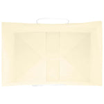 HKH Sacos de Papel 250 Unidades com Alças - Amarelo - 32x22x24 cm