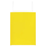 HKH Bolsas de Papel 250 Unidades con Asas - Amarillo - 32x22x28 cm