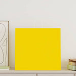 HKH Sacos de Papel 250 Unidades com Alças - Amarelo - 54x15x49 cm