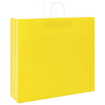 HKH Sacos de Papel 250 Unidades com Alças - Amarelo - 54x15x49 cm