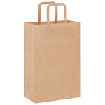 HKH Sacos de Papel 50 Unidades com Alças - Branco - 21x11x31 cm