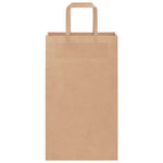 Bolsas de Papel HKH 50 Unidades con Asas - Marrón - 21x11x36 cm
