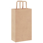 HKH Sacos de Papel 250 Unidades com Alças - Castanho - 21x11x36 cm
