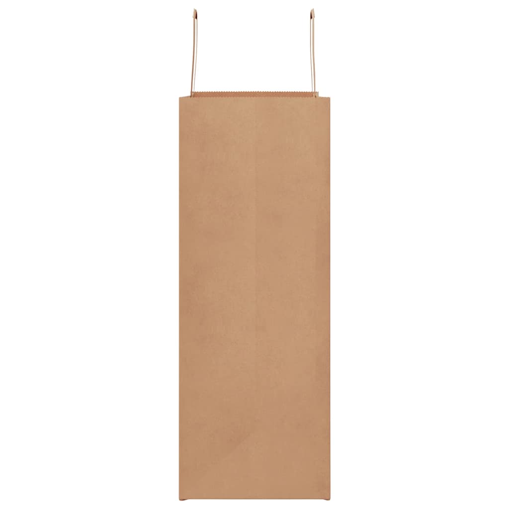 HKH Bolsas de Papel 250 Unidades con Asas - Marrón - 32x17x44 cm