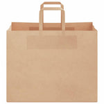 HKH Sacos de Papel 250 Unidades com Alças - Castanho - 32x22x24 cm