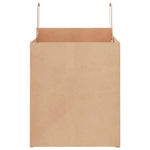 HKH Sacos de Papel 250 Unidades com Alças - Castanho - 32x22x24 cm