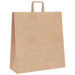 HKH Sacos de Papel 250 Unidades com Alças - Castanho - 45x17x48 cm