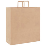 HKH Sacos de Papel 250 Unidades com Alças - Castanho - 45x17x48 cm