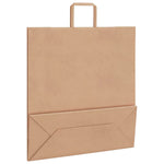 HKH Sacos de Papel 250 Unidades com Alças - Castanho - 45x17x48 cm