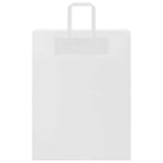 HKH Sacos de Papel 50 Unidades com Alças - Branco - 32x12x42 cm