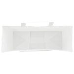 HKH Sacos de Papel 50 Unidades com Alças - Branco - 32x12x42 cm