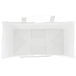 HKH Bolsas de Papel 50 Unidades con Asas - Blanco - 32x17x25 cm