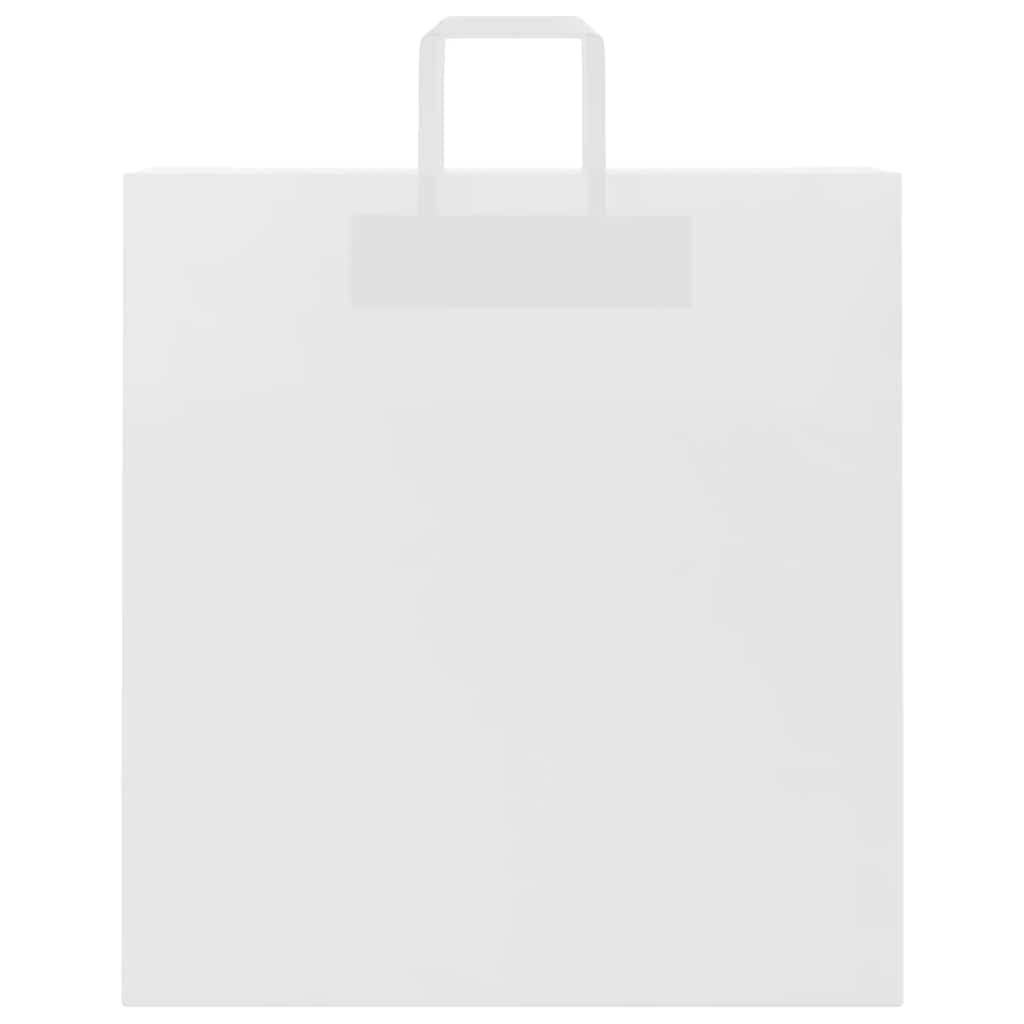 HKH Bolsas de Papel 50 Unidades con Asas - Blanco - 45x17x48 cm