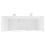 HKH Bolsas de Papel 50 Unidades con Asas - Blanco - 45x17x48 cm