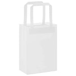 HKH Sacos de Papel 250 Unidades com Alças - Branco - 15x8x21 cm