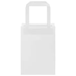 HKH Sacos de Papel 250 Unidades com Alças - Branco - 15x8x21 cm
