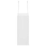 HKH Sacos de Papel 250 Unidades com Alças - Branco - 15x8x21 cm