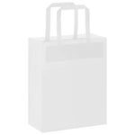 HKH Sacos de Papel 250 Unidades com Alças - Branco - 18x8x22 cm