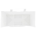 HKH Sacos de Papel 250 Unidades com Alças - Branco - 26x12x35 cm
