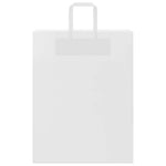 HKH Bolsas de Papel 250 Unidades con Asas - Blanco - 32x12x42 cm