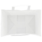 HKH Sacos de Papel 250 Unidades com Alças - Branco - 32x22x24 cm