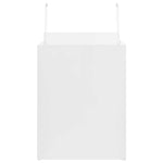 HKH Sacos de Papel 250 Unidades com Alças - Branco - 32x22x28 cm