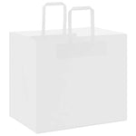 HKH Sacos de Papel 250 Unidades com Alças - Branco - 32x22x28 cm